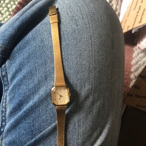 Women’s gold Seiko watch